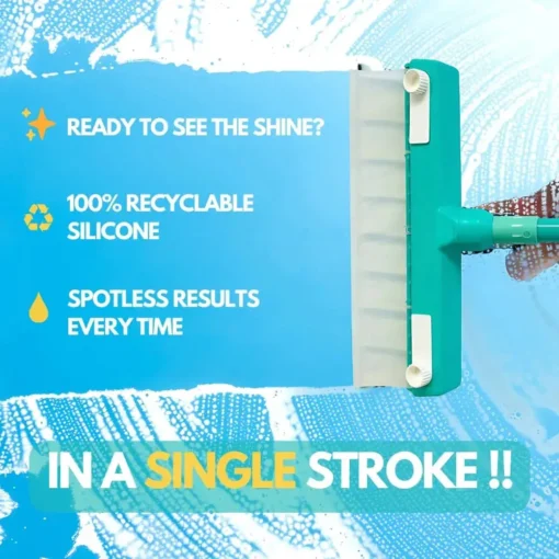 Aqua Strike Recyclable Silicone Window Squeegee Kit